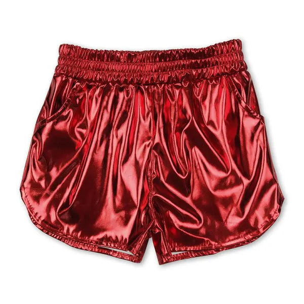 Red Shiny Shorts Preorder