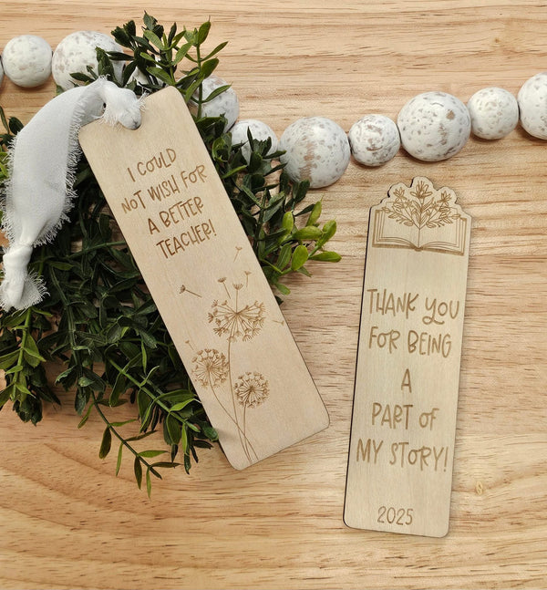 Wooden Book Mark Preorder