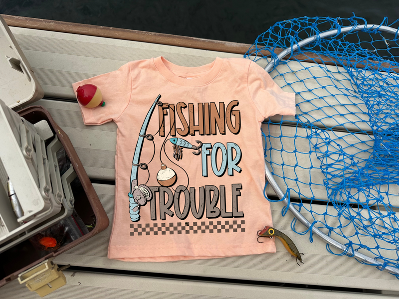 Fishing for Trouble Graphic T