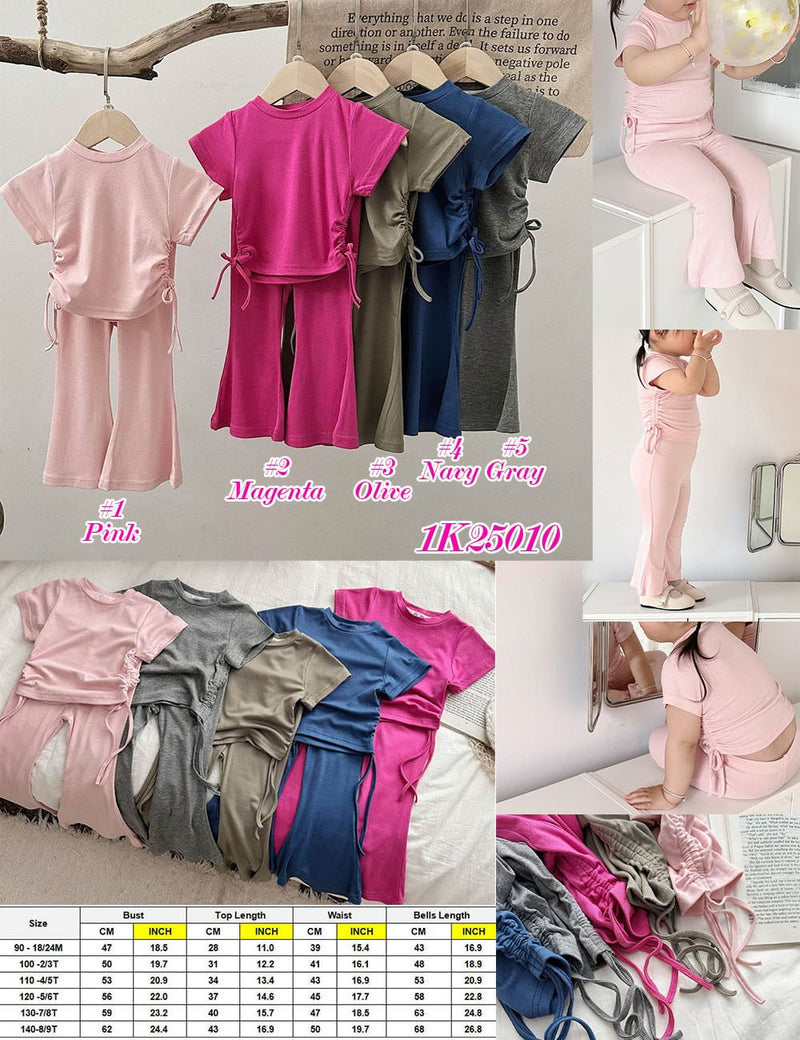 Drawstring-Waist Tee + Bells Set Preorder