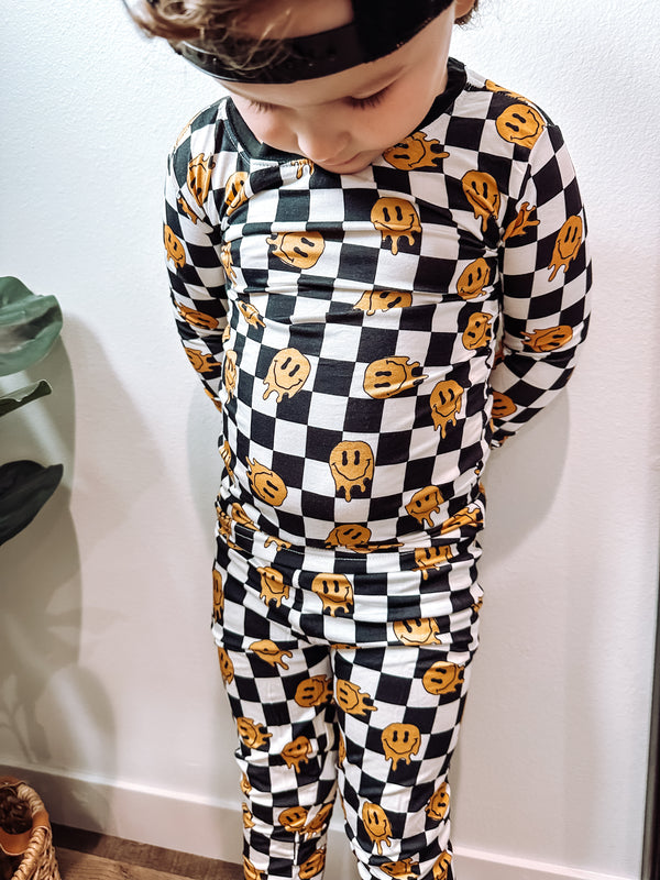 Retro Smiley 2 pc. Jammie Set