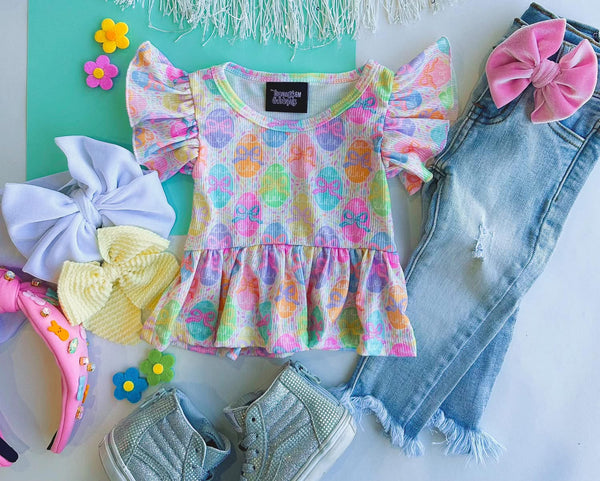 Easter Peplum Top