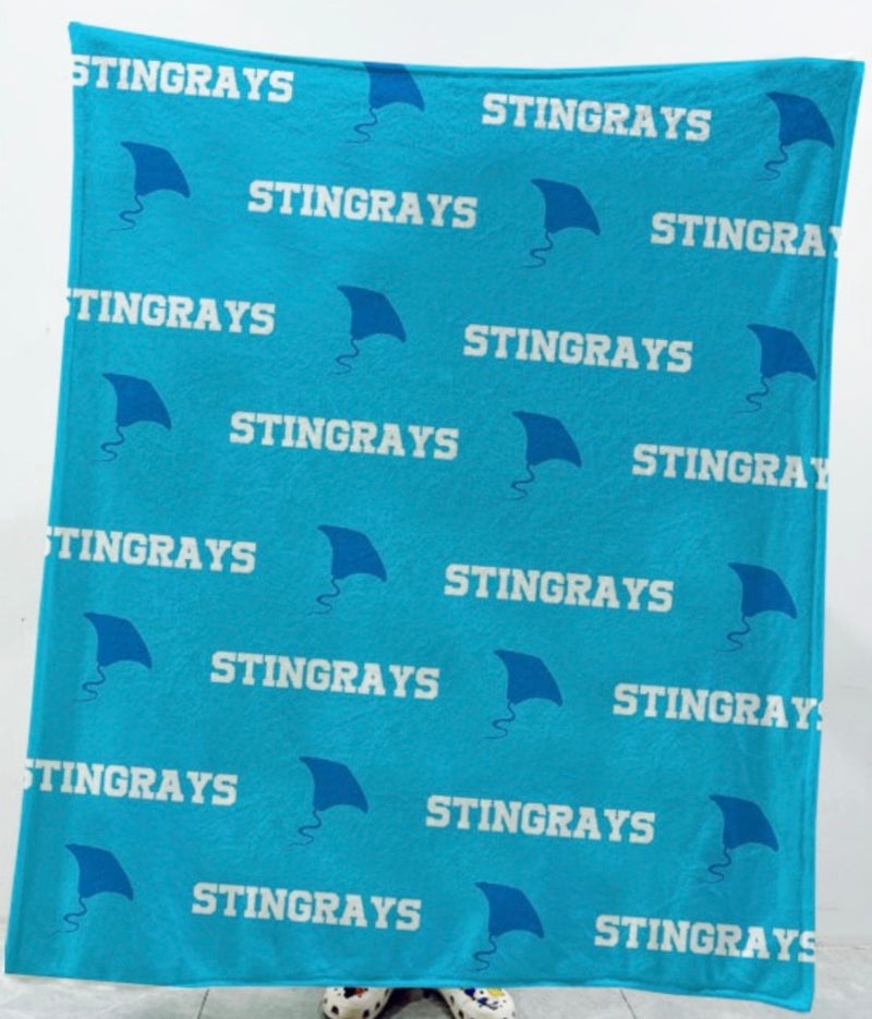 ASC Stingray Custom Fleece Name Blanket Preorder