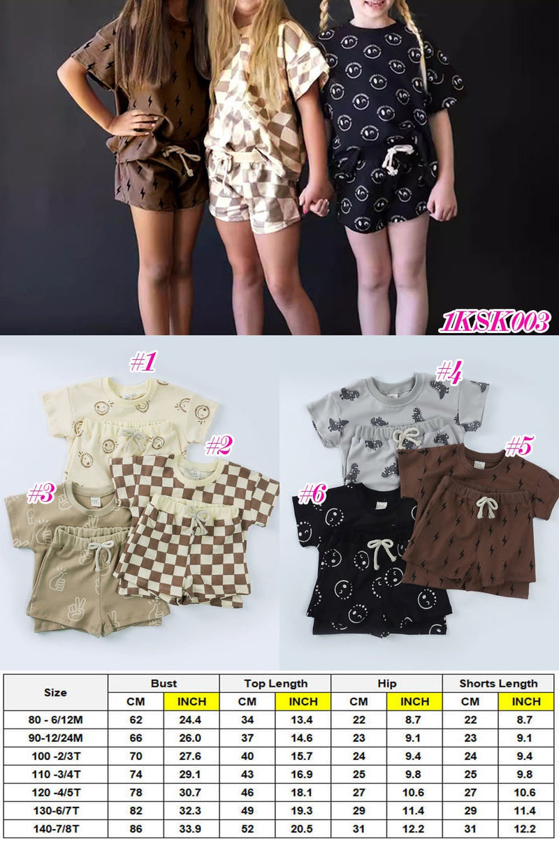 Printed Shorts Sets Preorder