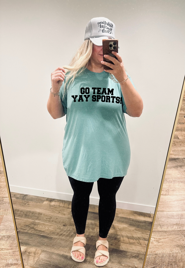 Go Team Yay Sports Graphic T Adult