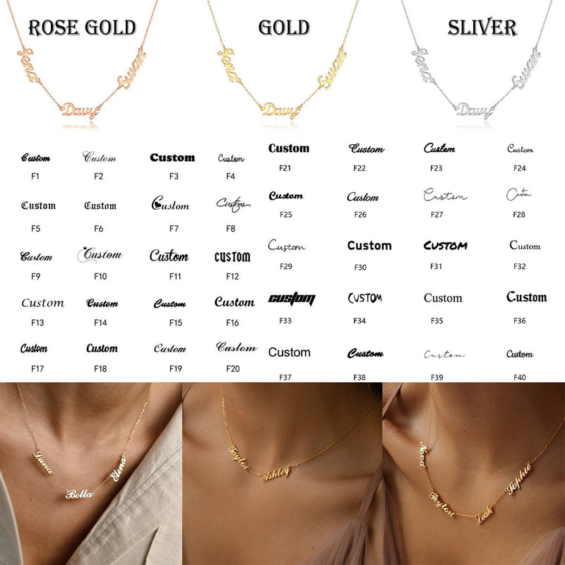 Custom Name Necklace Preorder