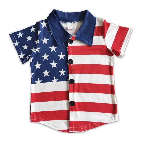 Stars + Stripes Button Up Preorder