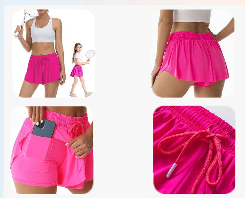 Adult Sporty Flowy Shorts Preorder