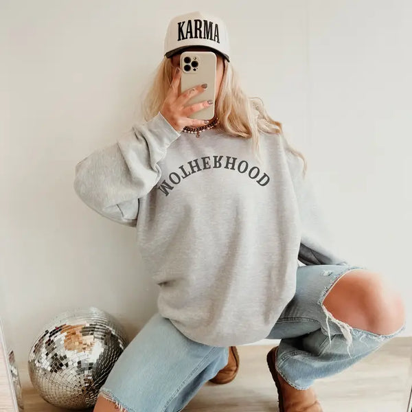 Upside Down Motherhood Crewneck