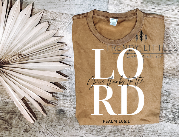 Give Thanks to the Lord Graphic T [Adult]