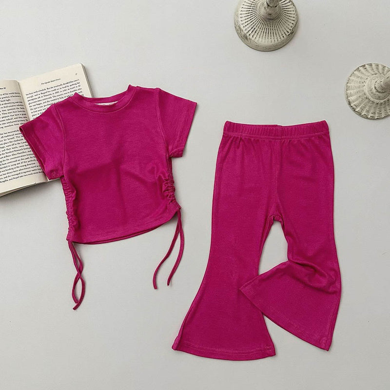 Drawstring-Waist Tee + Bells Set Preorder