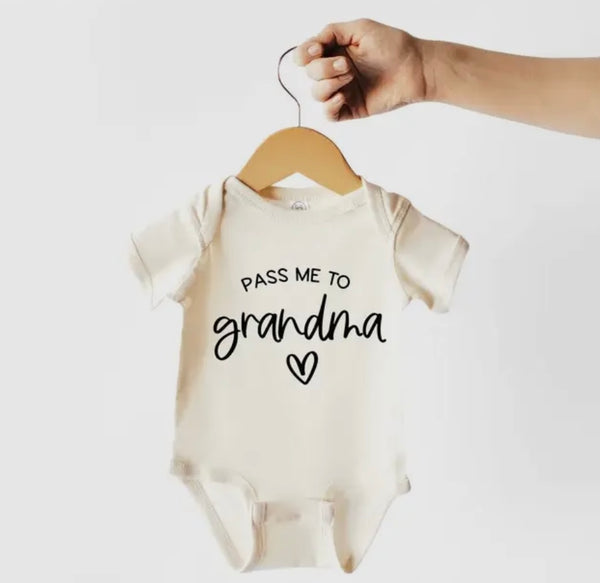 Pass Me To Grandma Onesie