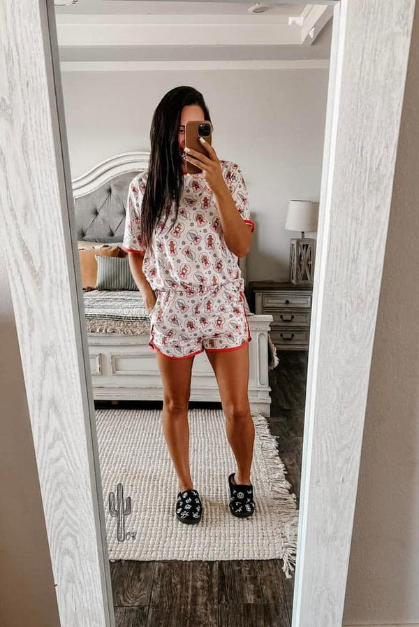 MATCHING FAMILY PJ’s CHRISTMAS PREORDER WOMEN'S SHORT SET