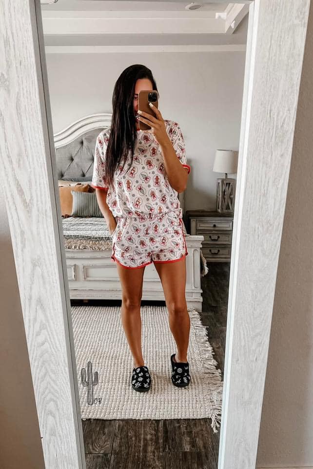 MATCHING FAMILY PJ’s CHRISTMAS PREORDER WOMEN'S SHORT SET