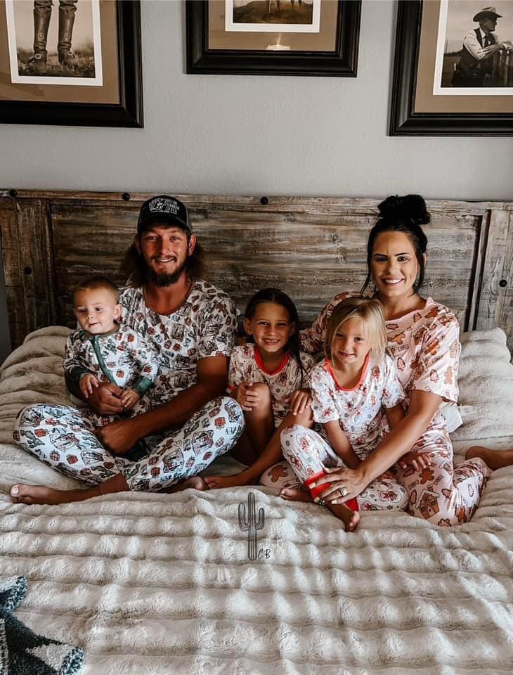 MATCHING FAMILY PJ’s CHRISTMAS PREORDER KIDS BUTTON UP SHORT SET