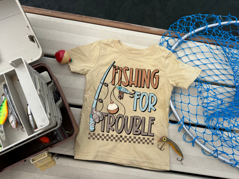 Fishing for Trouble Graphic T