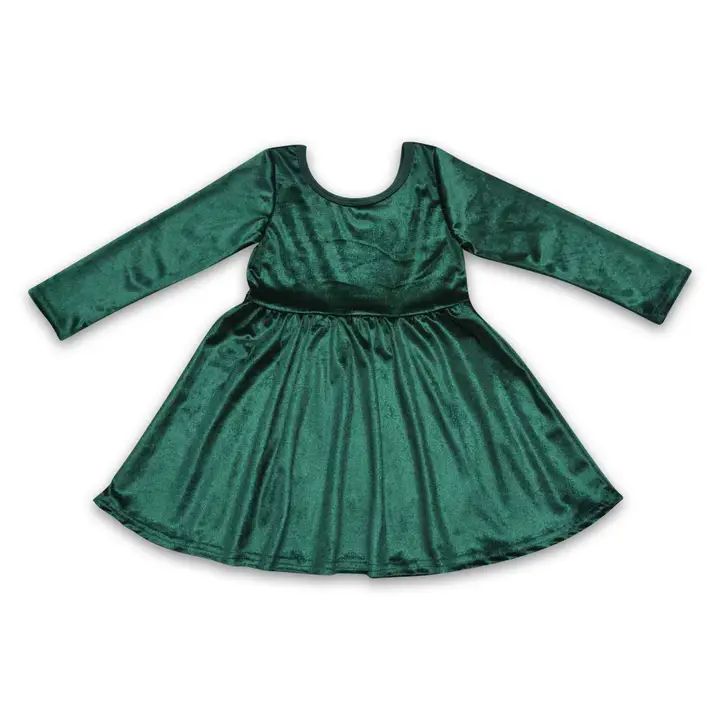 Emerald Velvet Dress Preorder