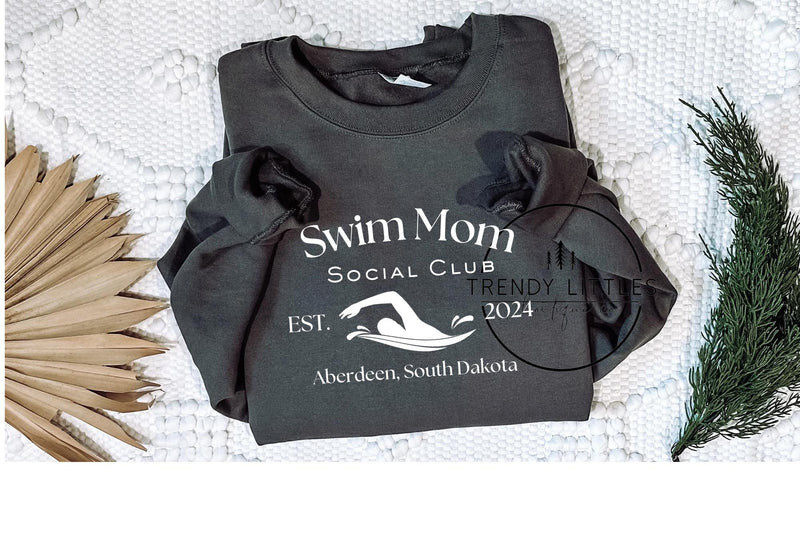 Swim Mom Social Club Crewneck