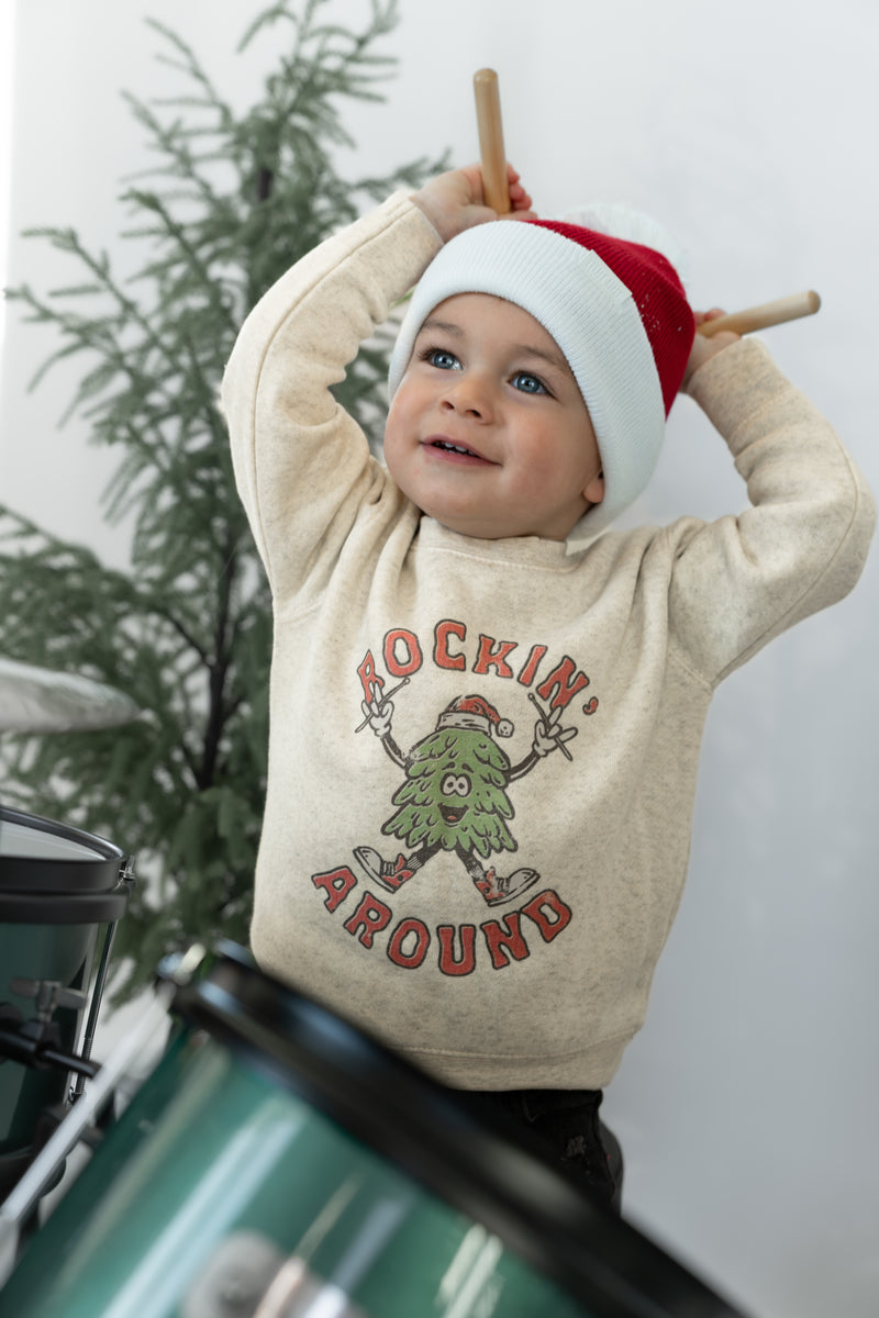 Rockin’ Around Graphic Fleece Long Sleeve