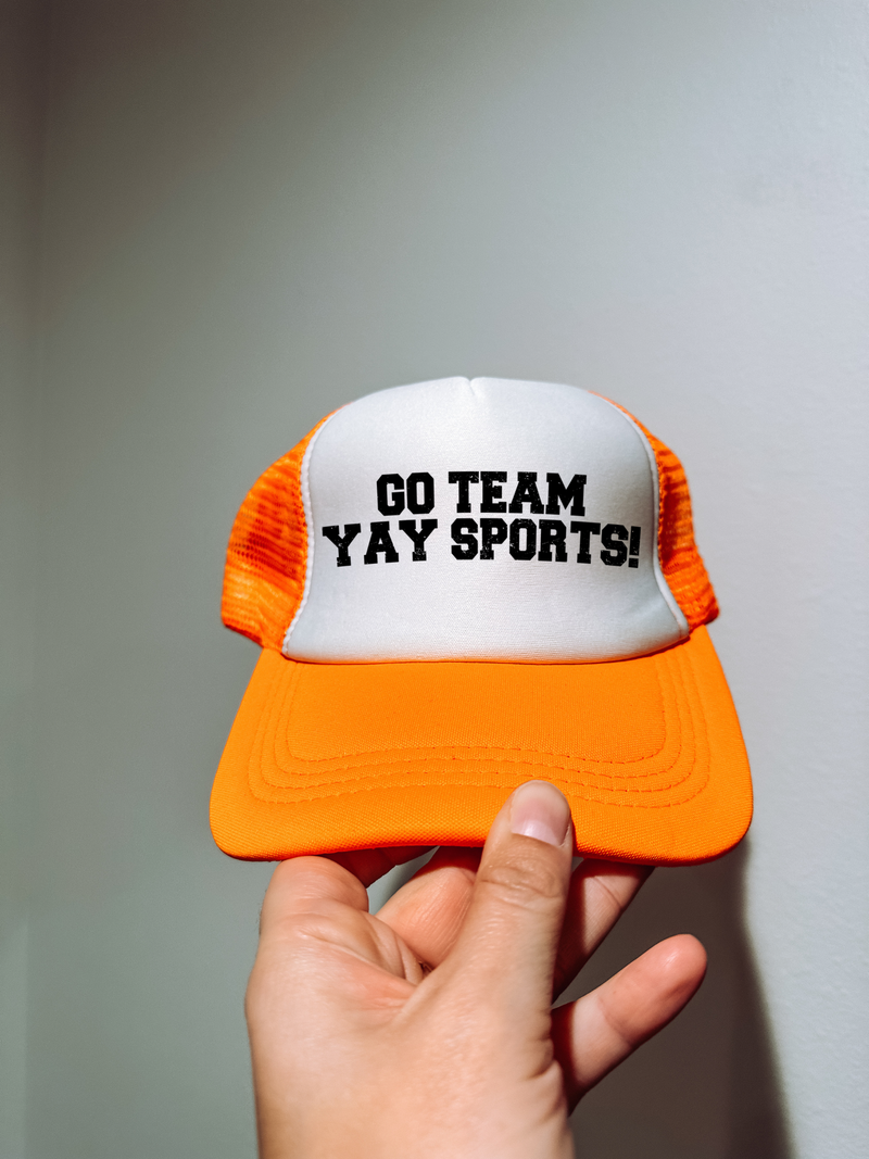 Go Team Yay Sports Trucker Hat