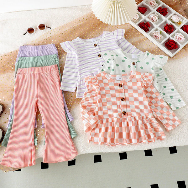 Ribbed Long Sleeve Set Preorder