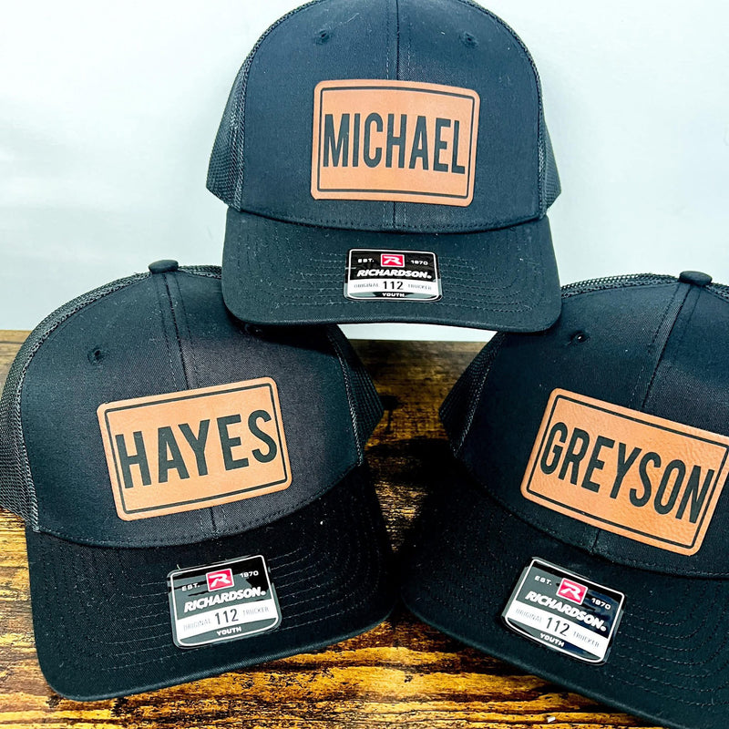 Youth Custom Hats w/ Patch Preorder