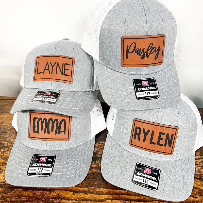 Youth Custom Hats w/ Patch Preorder
