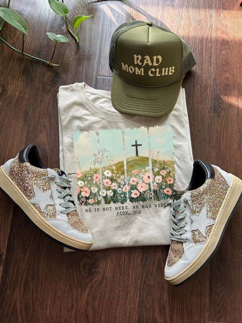 He is Not Here, He Has Risen Graphic T