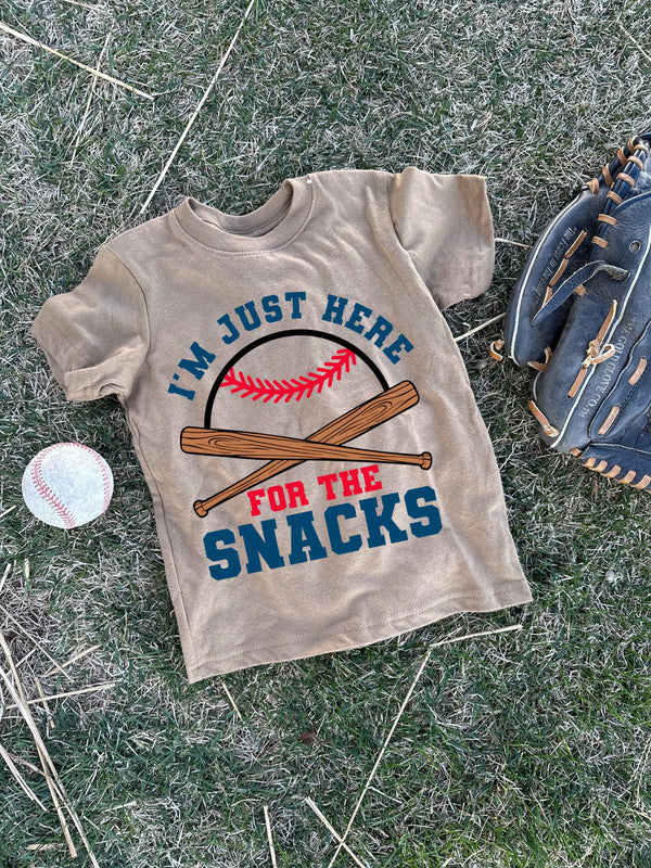 Here for the Snacks Graphic T [Youth]