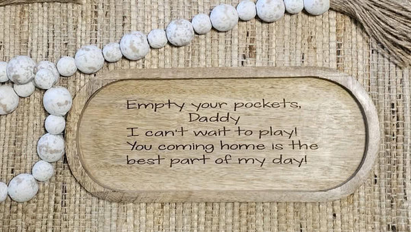 Father's Day Wooden Tray