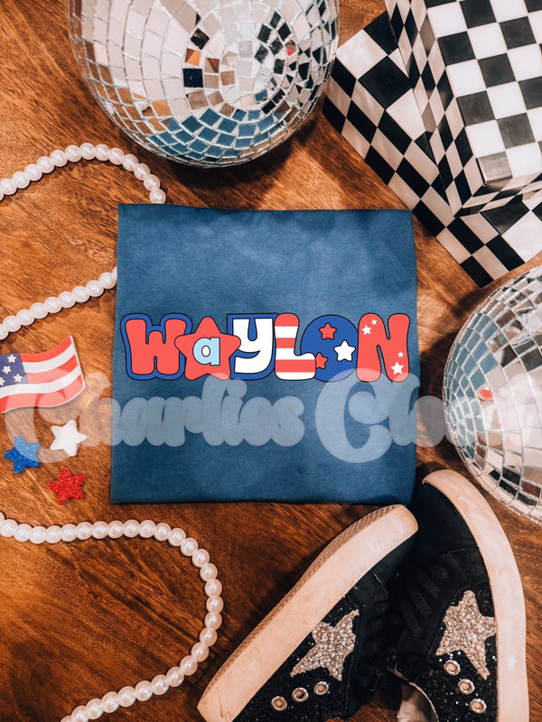 FOURTH OF JULY NAME CUSTOMS [Toddler]