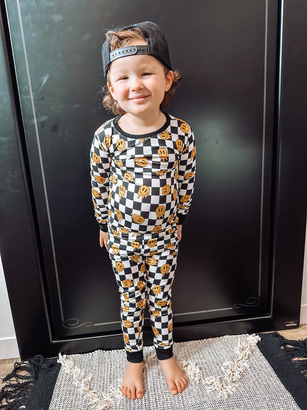 Retro Smiley 2 pc. Jammie Set