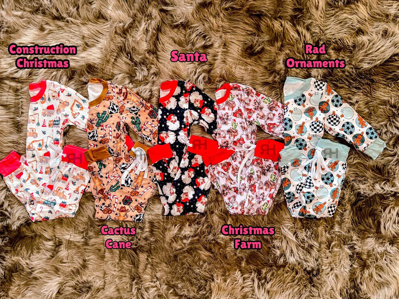 MATCHING FAMILY PJ’s CHRISTMAS PREORDER KIDS JOGGER SET