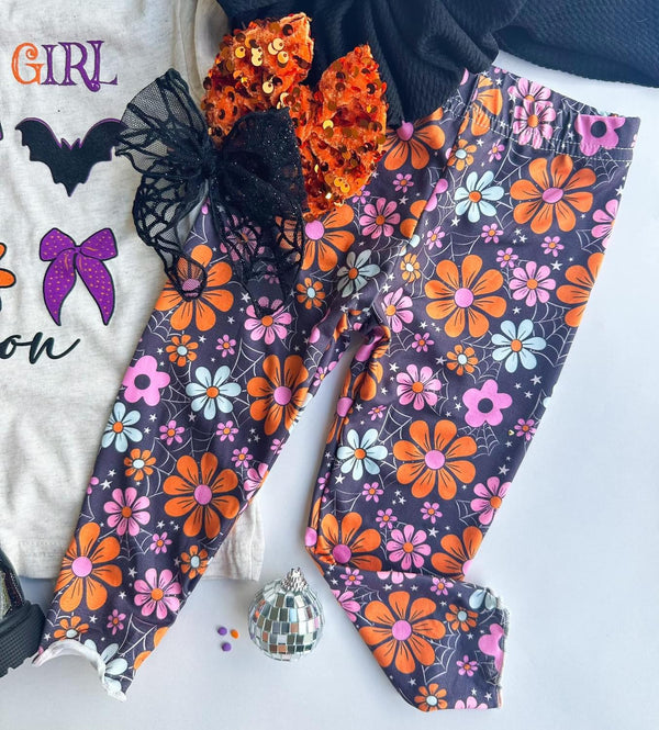 Fall Floral Leggings