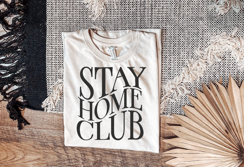 Stay Home Club Graphic T