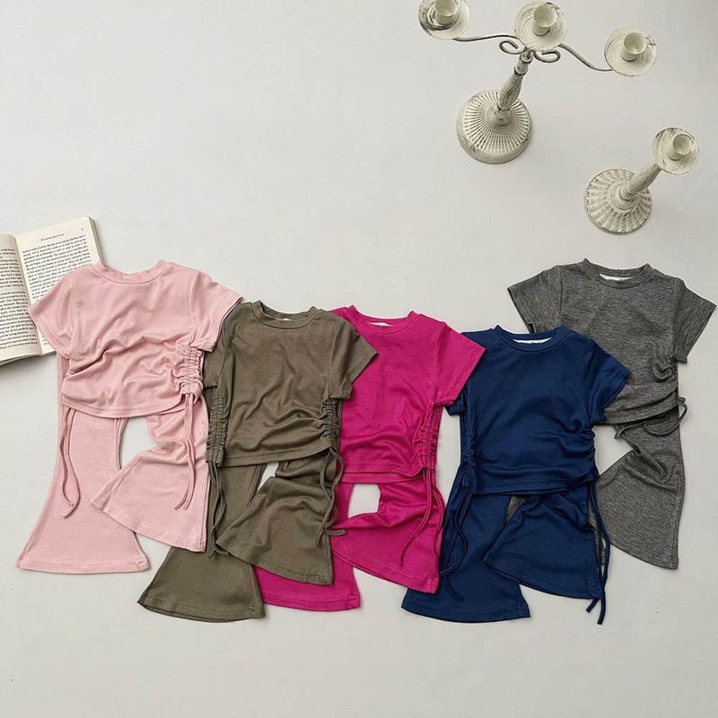 Drawstring-Waist Tee + Bells Set Preorder