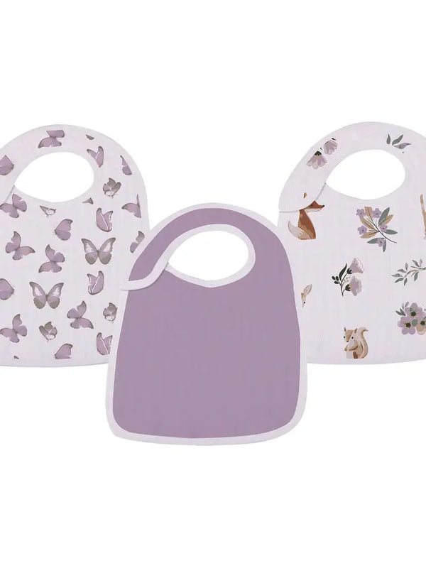 Mountain Meadows Snap Bib Set of 3