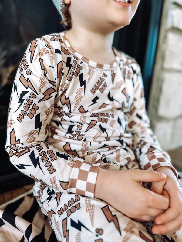 Mama’s Boy 2 pc Pajama Set Preorder