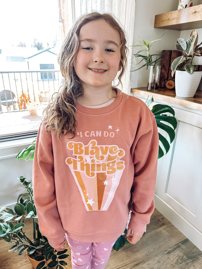 You Can Do Brave Things Crewneck Preorder