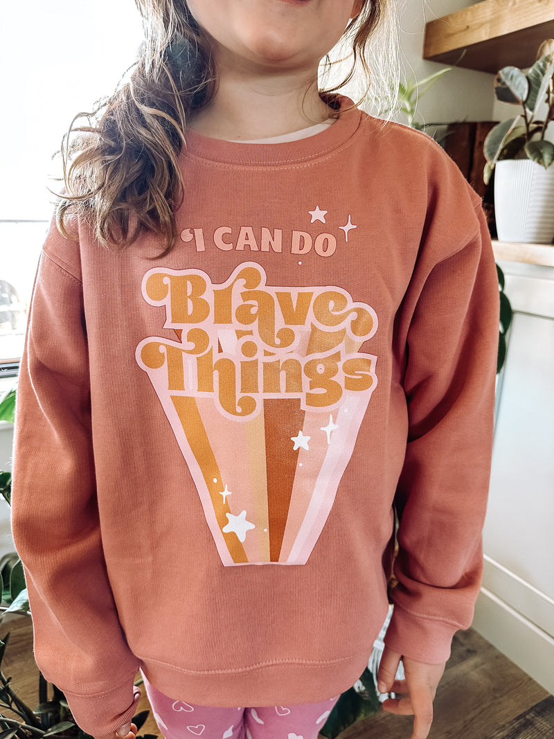 You Can Do Brave Things Crewneck Preorder