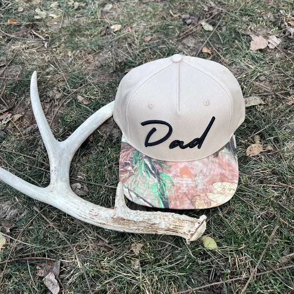 Embroidered Camo Trucker Hat