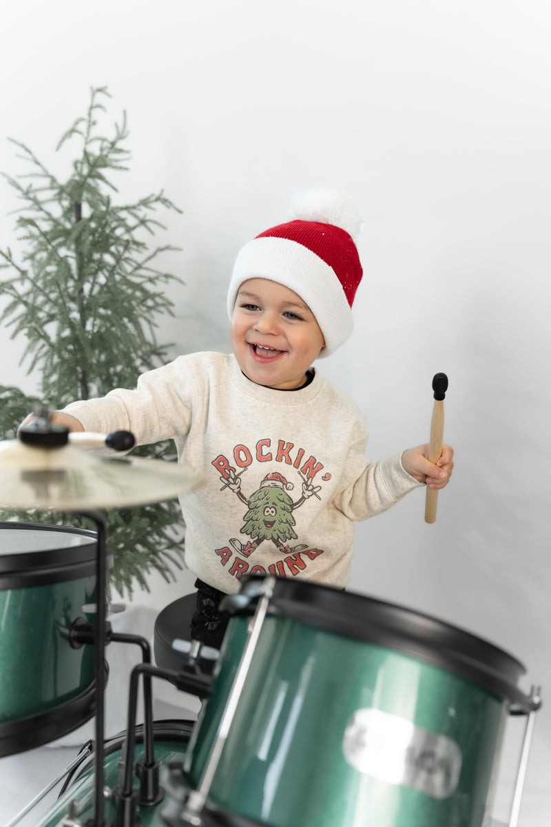 Rockin’ Around Graphic Fleece Long Sleeve