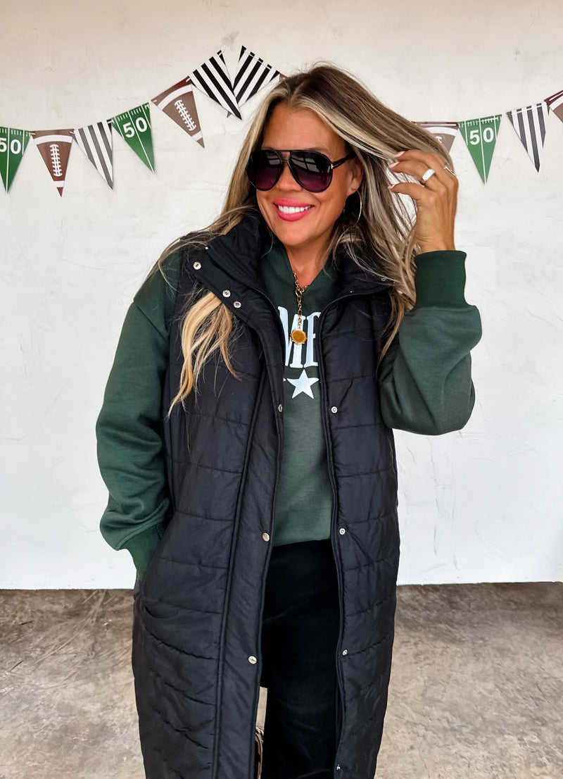 Long Puffer Vest Preorder
