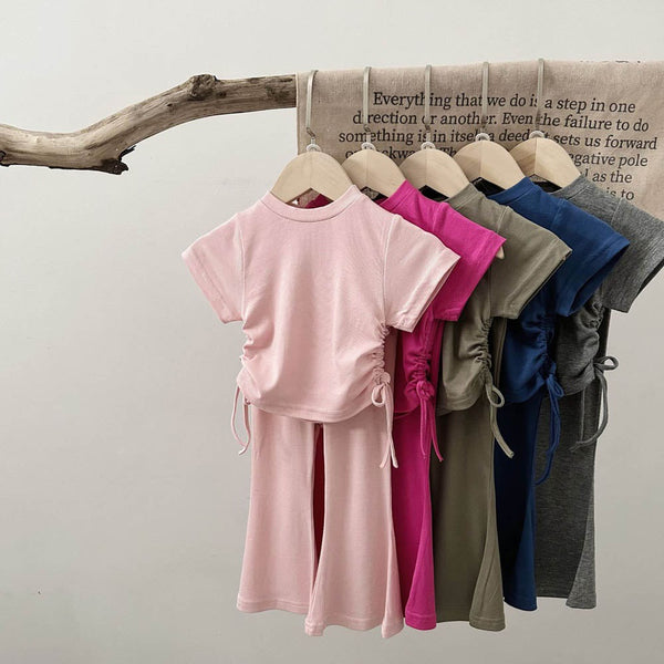 Drawstring-Waist Tee + Bells Set Preorder