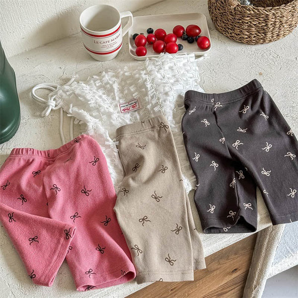 🩶🎀🤩Ribbed Bows Biker Shorts Preorder🩶🎀🤩