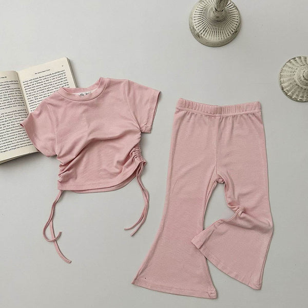 Drawstring-Waist Tee + Bells Set Preorder