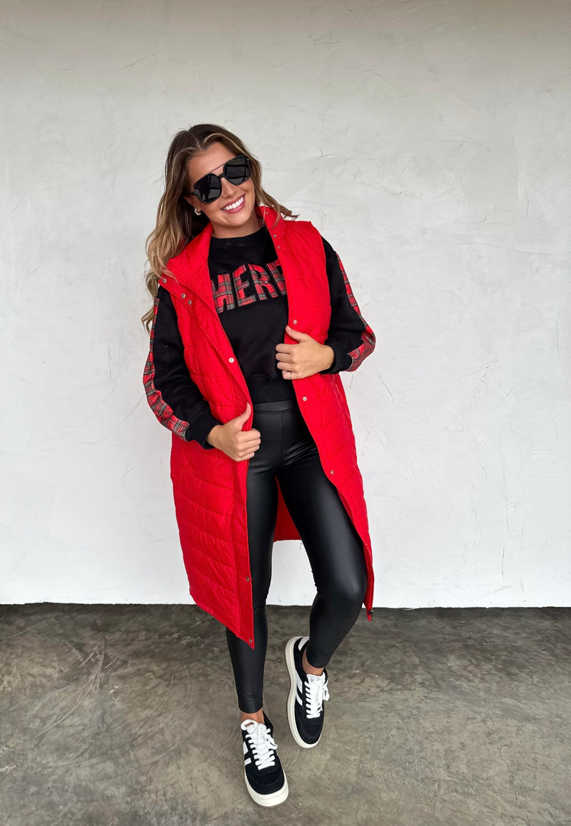 Long Puffer Vest Preorder