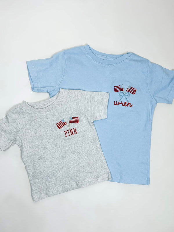 Custom Name Embroidered Graphic T Preorder (Youth)