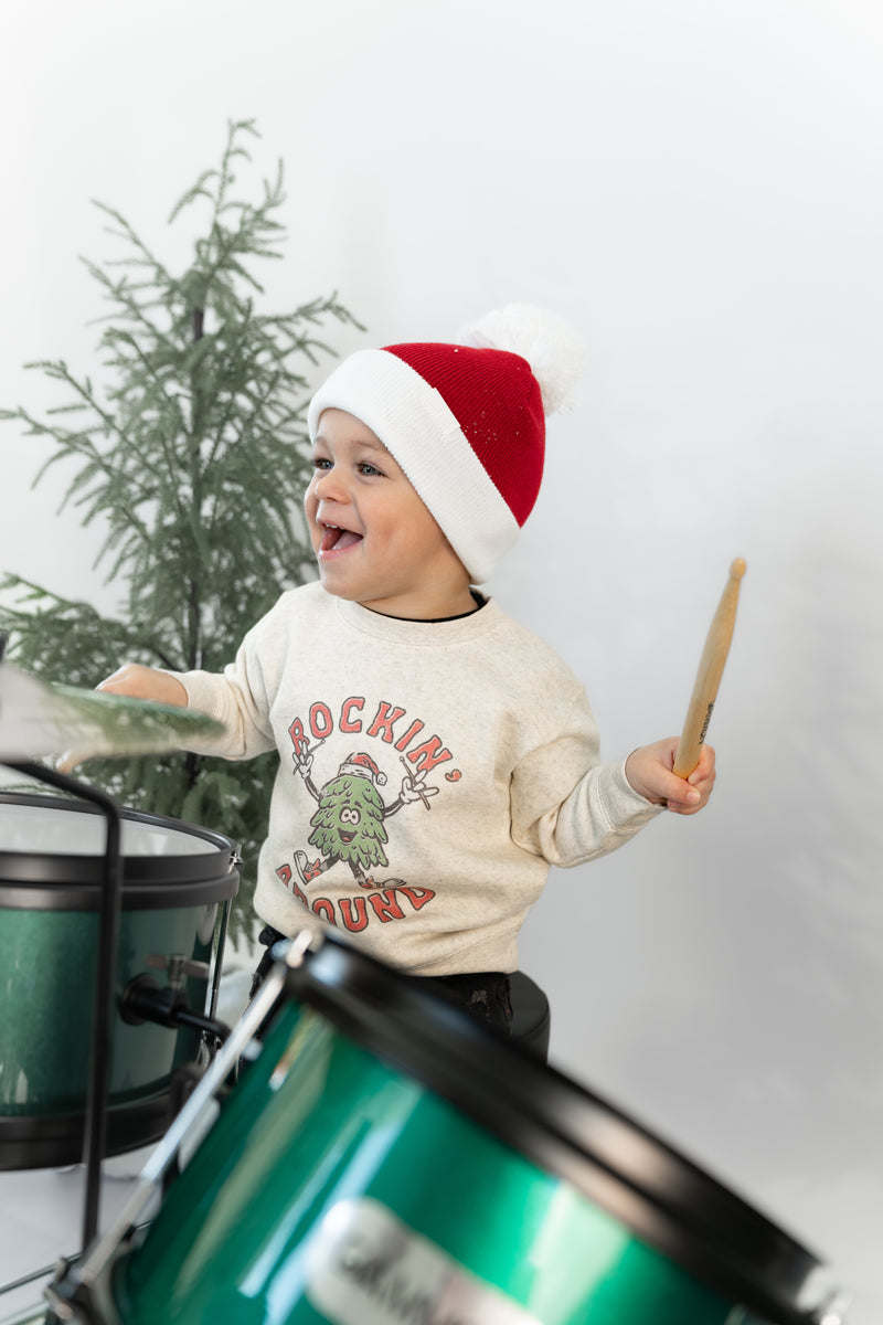 Rockin’ Around Graphic Fleece Long Sleeve