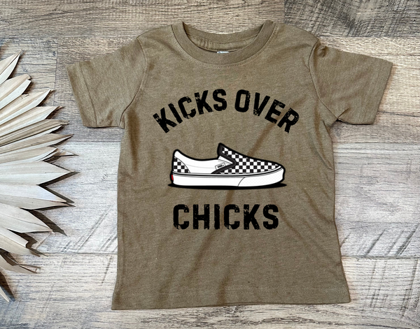 Kicks Over Chicks Graphic T